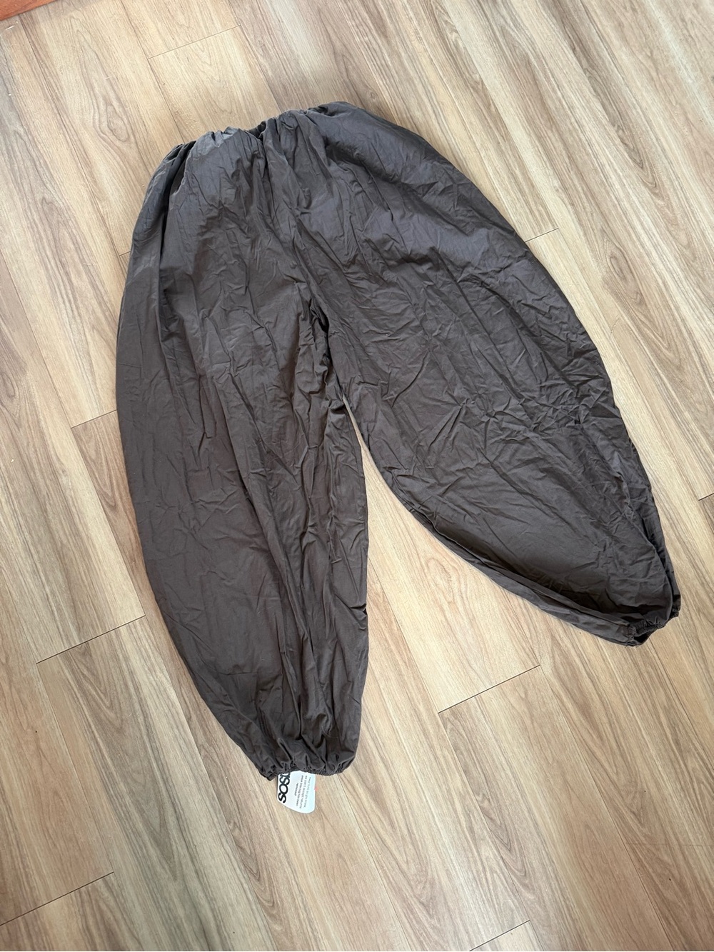 ASOS Dark Brown Wide Leg Pants
